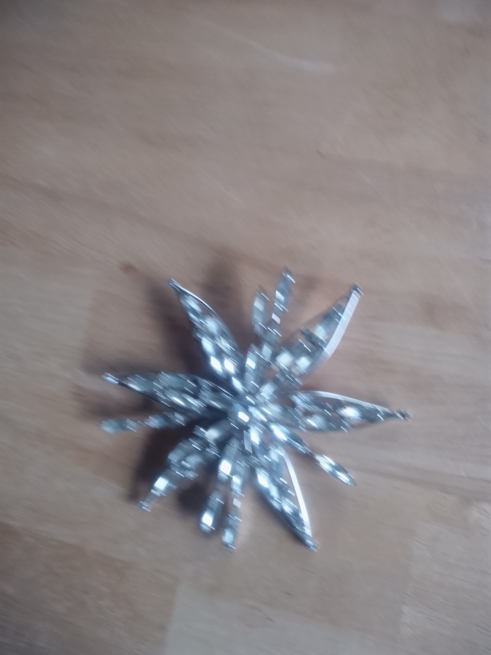 Silver Crystal Starburst Brooch Weiss Vintage